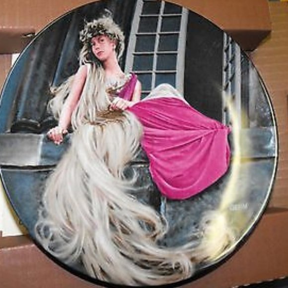 ❤️ Rapunzel Plate 1982 2677e Grimm's  Konigszelt Bavaria Box & Authenticity - Picture 2 of 12